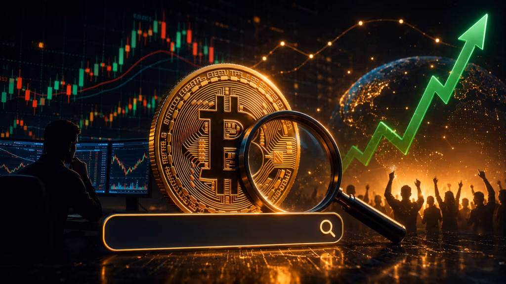 Why Bitcoin Searches Rise When Traders Eye Entry Points