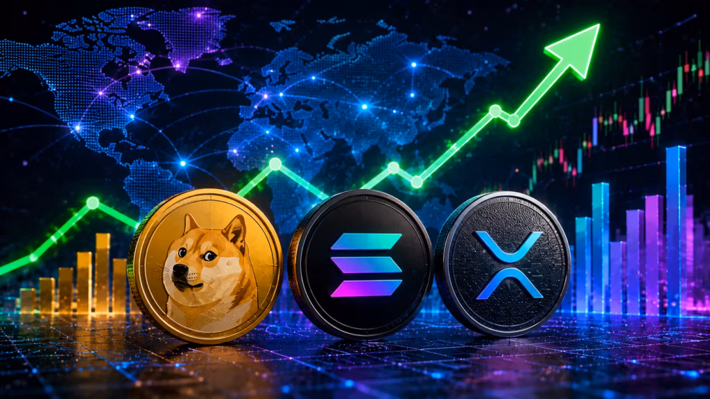 Dogecoin, Solana, and XRP All Move Together — What This Crypto Correlation Tells You in 2026