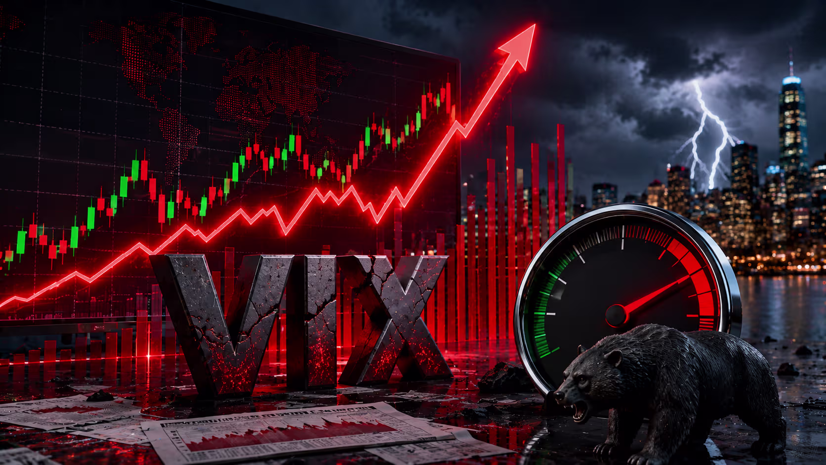 VIX Climbs as Traders Brace for a Volatile Market Open