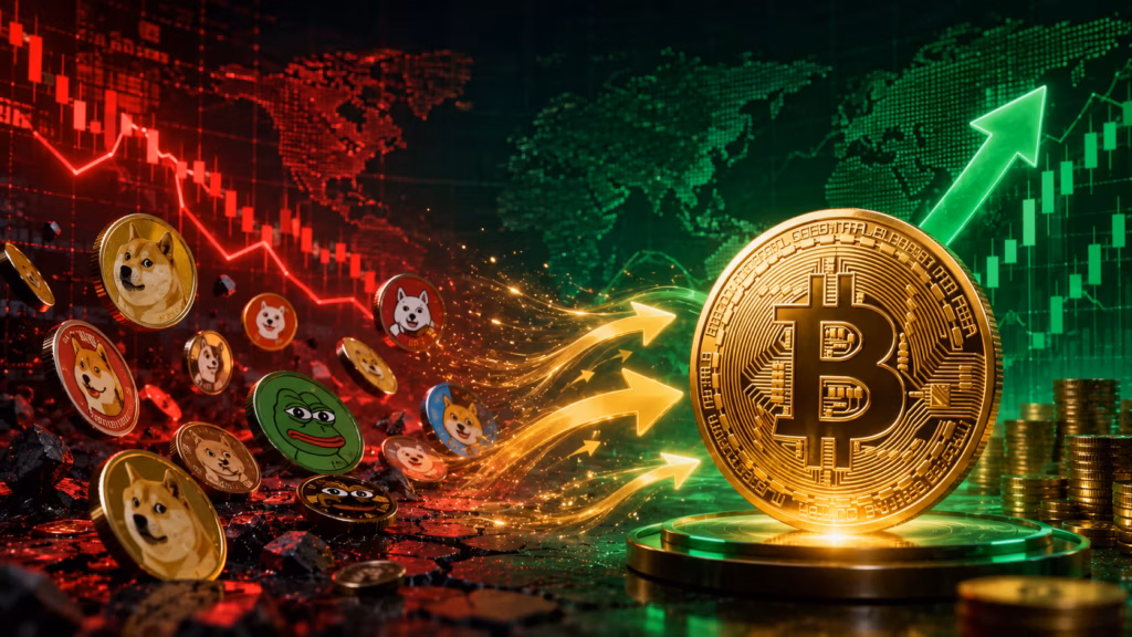Why Crypto Investors Are Moving From Meme Coins to Bitcoin